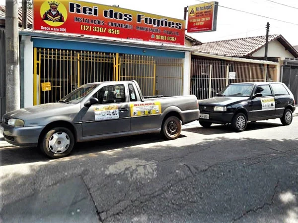 Fachada do Rei dos Fogões em São José dos Campos